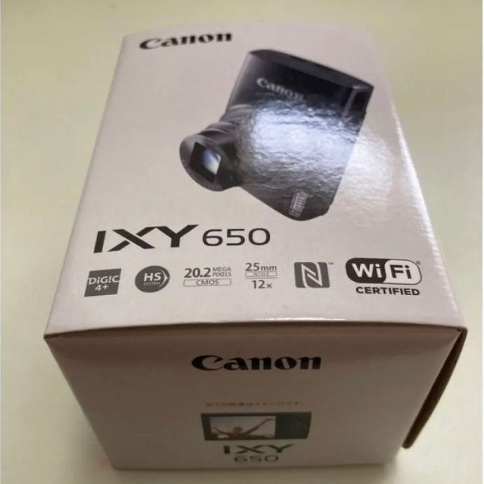 新品未使用未開封Canon コンパクトデジタルカメラ IXY 650 シルバー