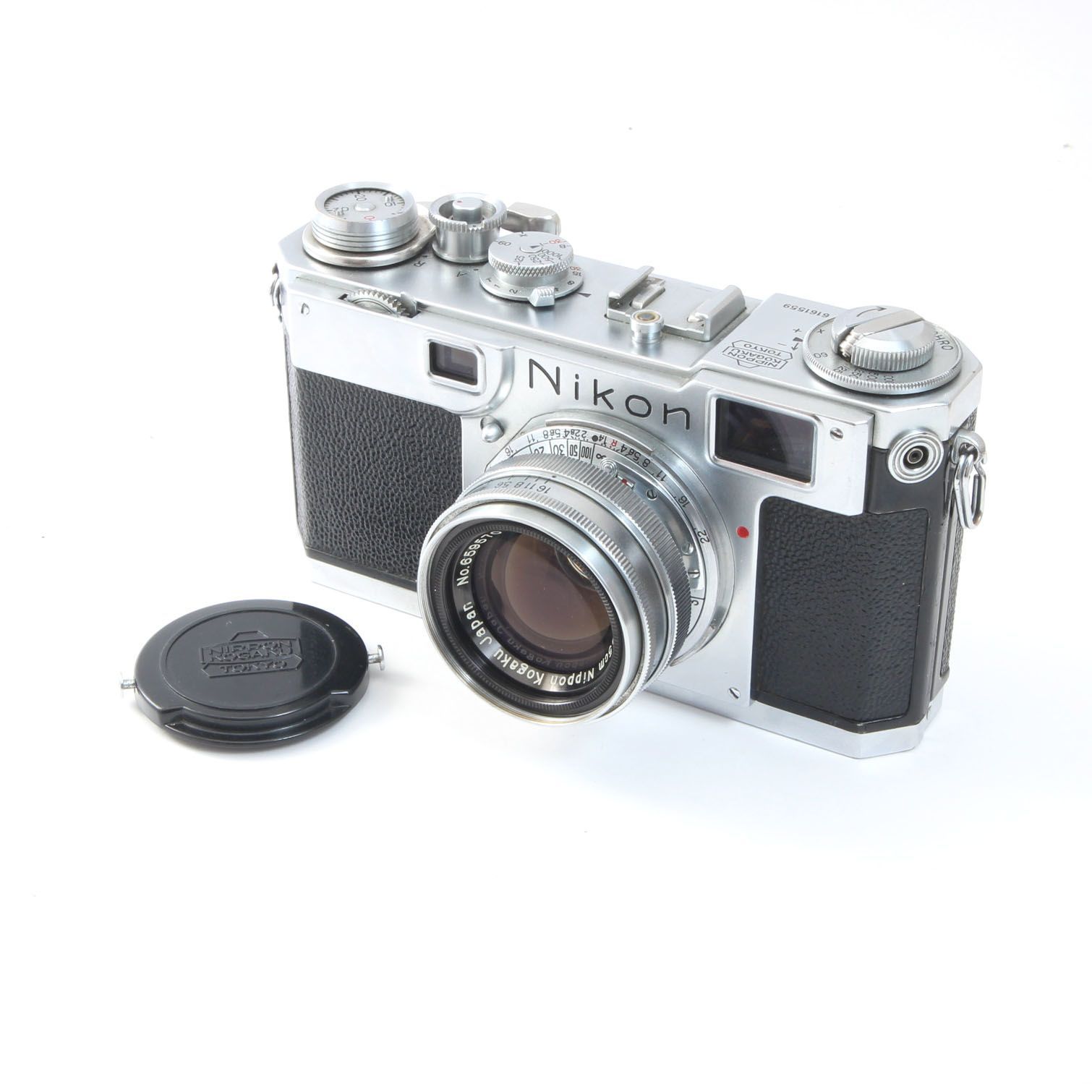 Nikon ニコン S2 シルバー NIKKOR-HC 5cm F2 レンジファインダー フィルムカメラ