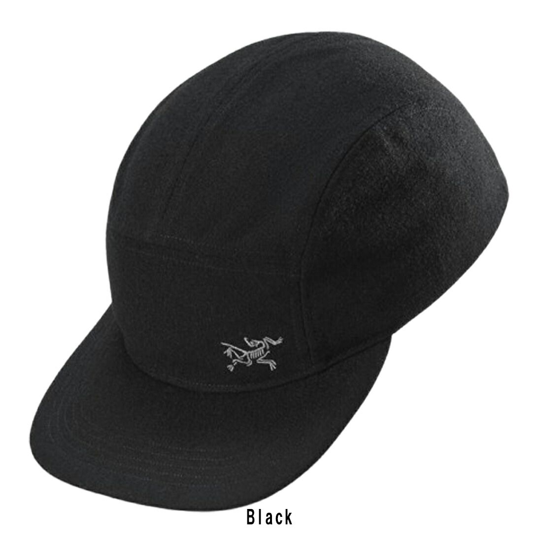 【美品】アークテリクス　キャップ　シャドーロゴ　ワンポイント SALE)ARC'TERYX(アークテリクス)キャップ 帽子 ウール ロゴ ワン
