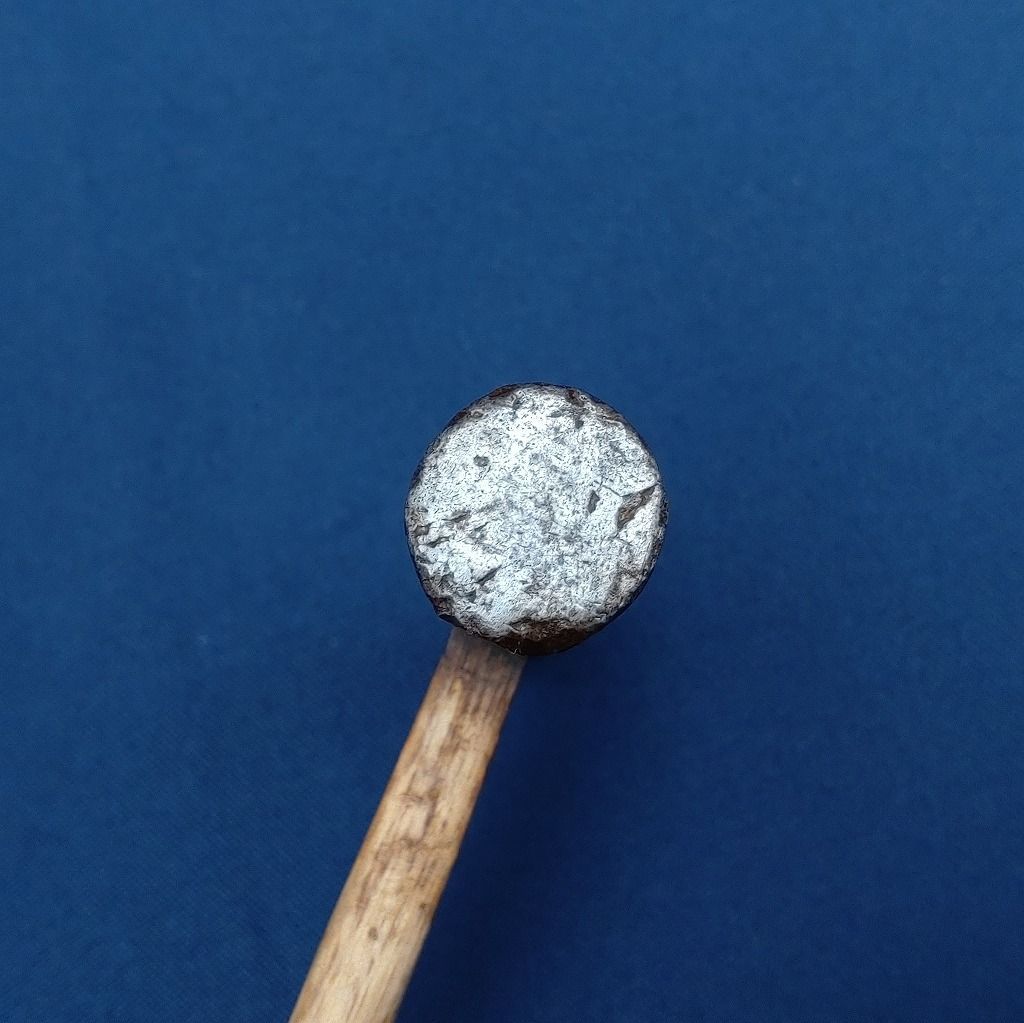 【10270598】 在銘 あじ平 玄能 金槌 狛犬 牡丹 大工 古道具 ハンドツール DIY 管）a805-4-0.5k 片口玄能 先切金槌 在銘 金鎚 金づち 玄翁 玄能 ハンマー 大工道具 工具 頭約80㎜ 打面約18㎜ 全長約260㎜ 重量約115g 2225