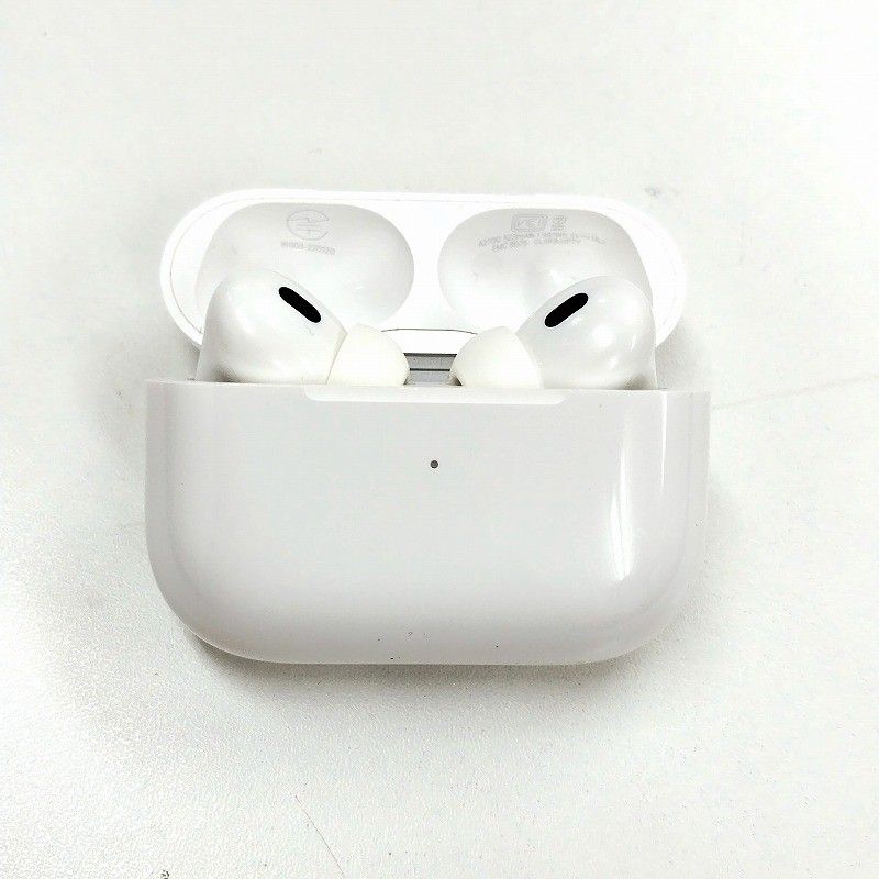 Apple - Apple エアーポッズプロ(AirPods Pro) 第2世代 A2700/A2698/A2699 ※動作確認済み ホワイト 【中古】 JA-19445 Apple エアーポッズプロ(AirPods Pro) 第2世代 A2700/A2698
