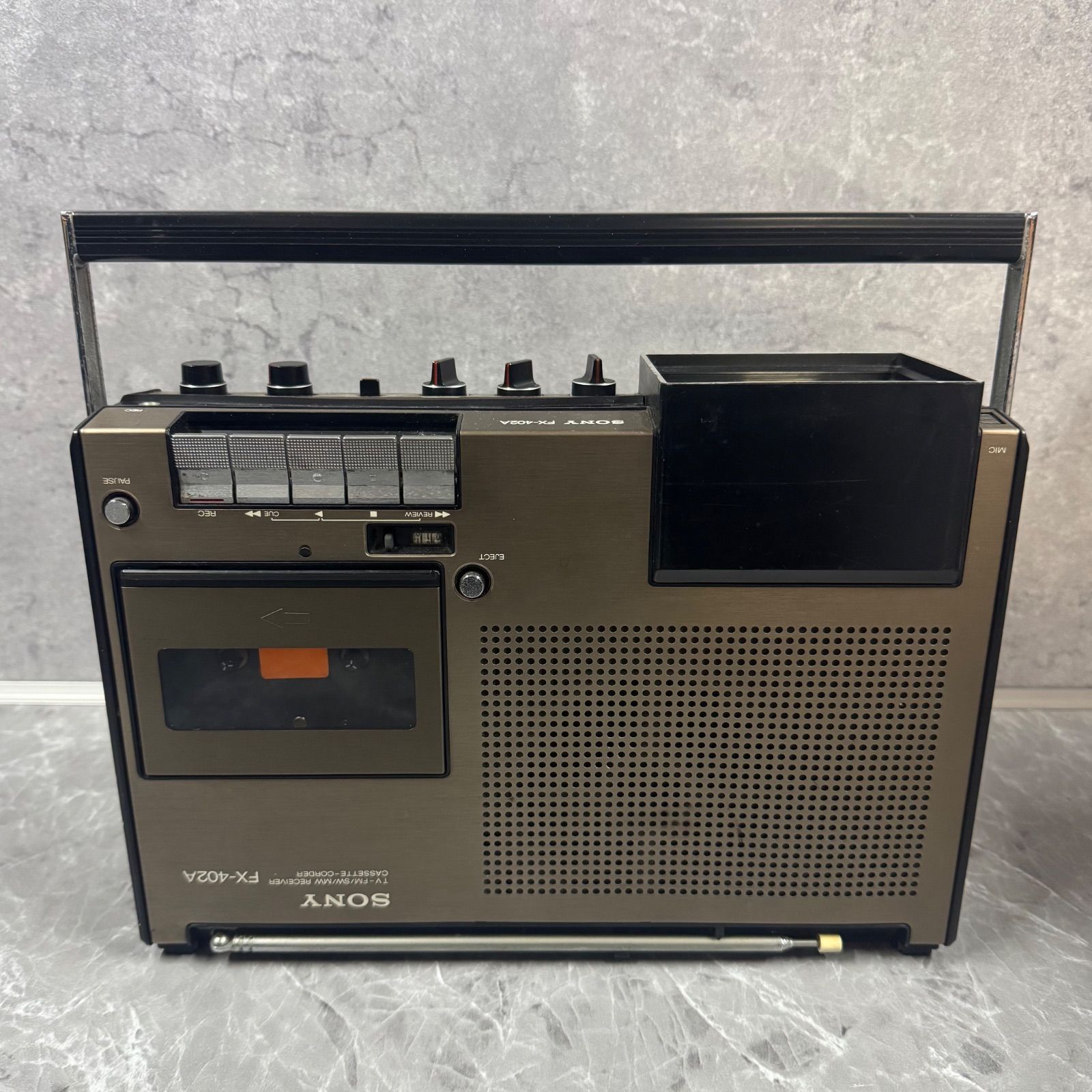 人気モデル SONY ソニー FX-402A テレビカセットデッキ 名機 80年代 サウンドヴィンテージ レトロ