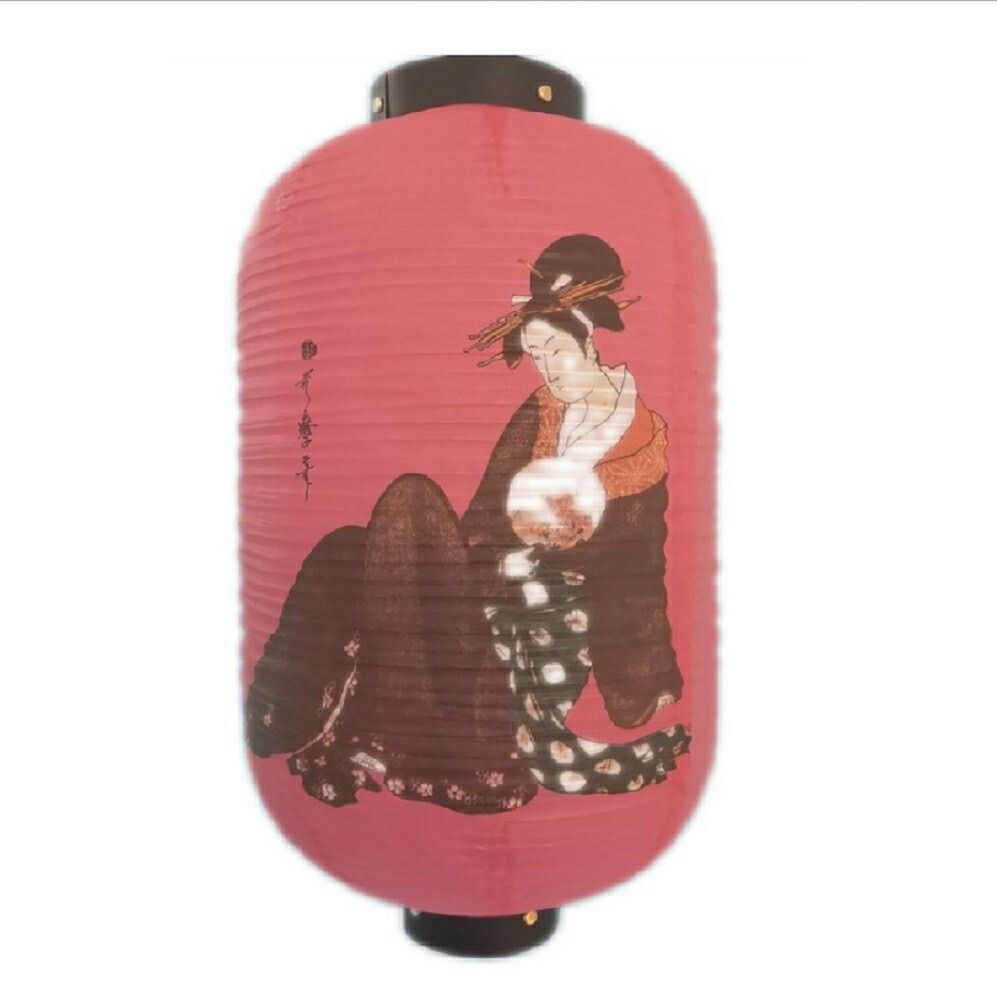提灯 浮世絵 丸提灯 和柄 和風 和 東洋 オリエンタルランプ 正月