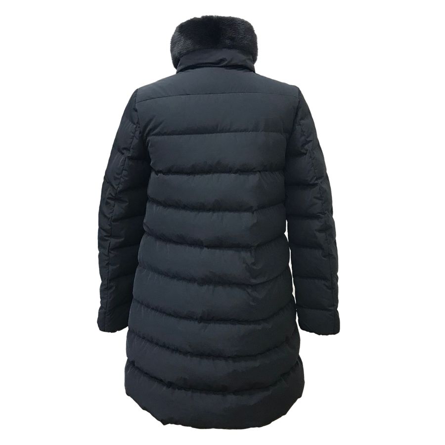 モンクレール MONCLER LINOTTE ミンク ファー 493632054543 ブラック ...