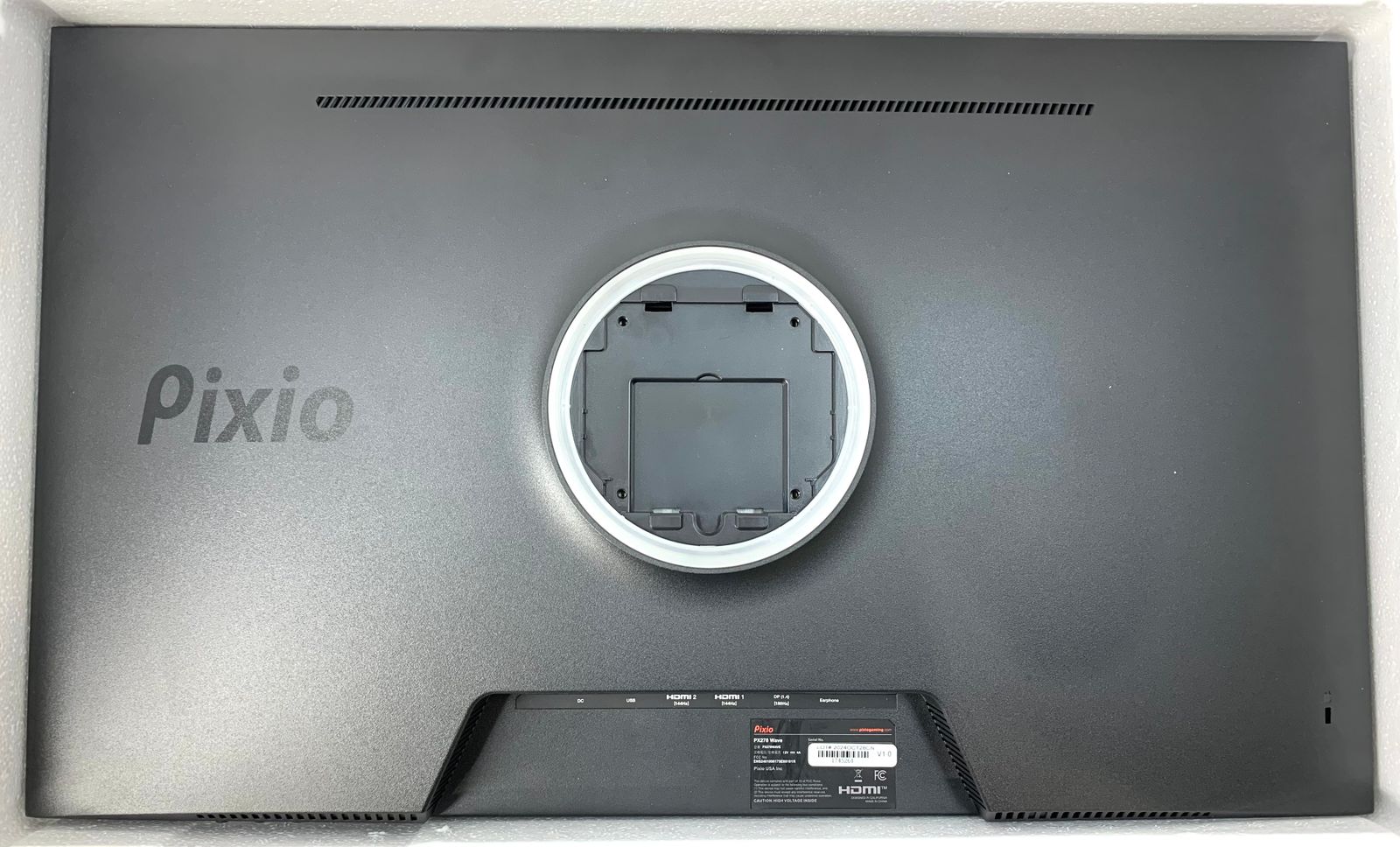 Pixio PX278 ディスプレイ本体 ジャンク ジャンク品】Pixio PX278 WAVE Black ゲーミングモニター 27