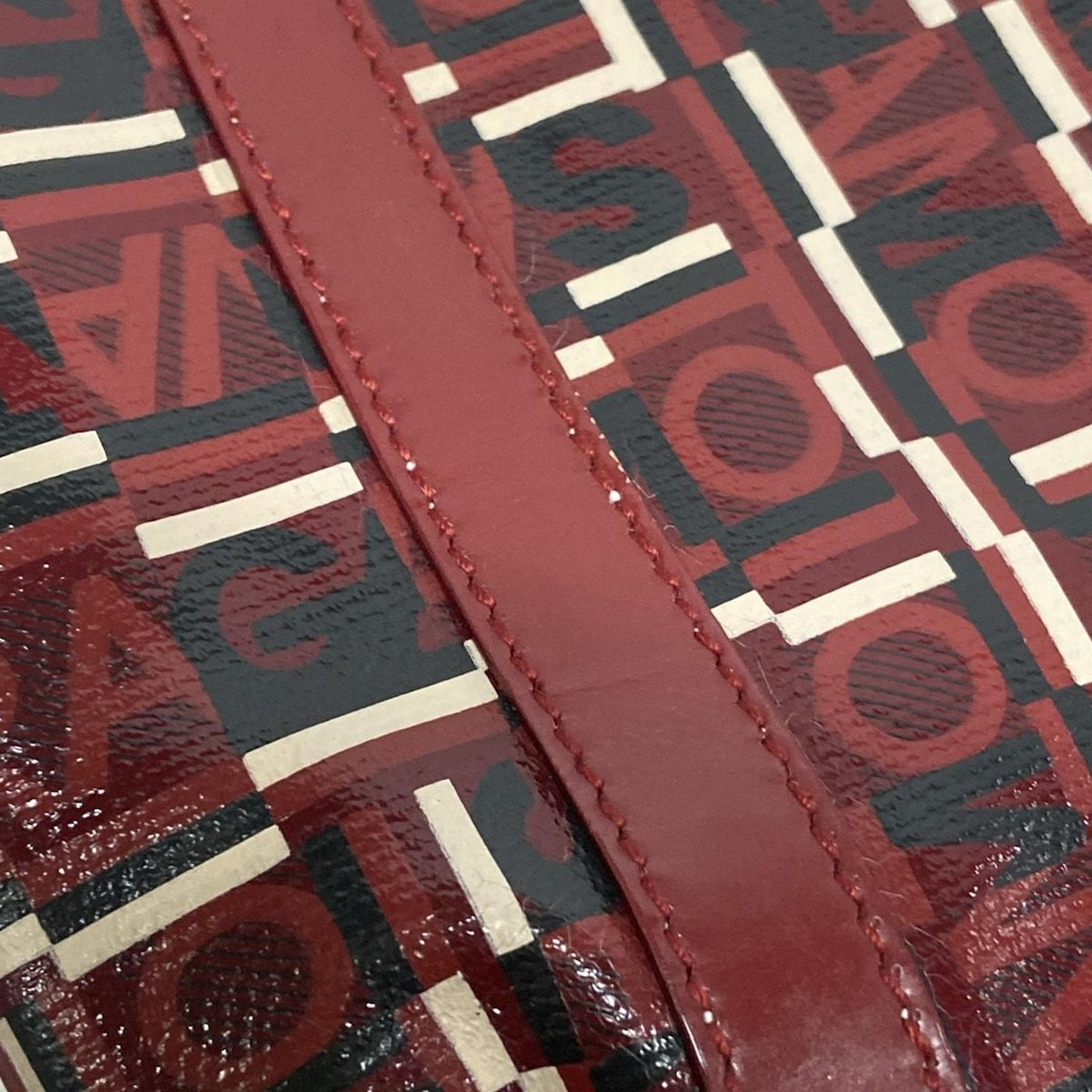 FERRAGAMO SalvatoreFerragamo サルバトーレフェラガモ ショルダーバッグ - レッド×黒×白 レザー DECORATOM_COM_BR