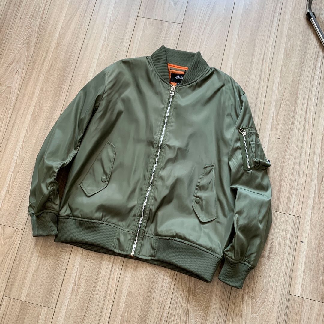 CDG STUSSY 40周年 MA-1 ブルゾン ボンバージャケット XXL