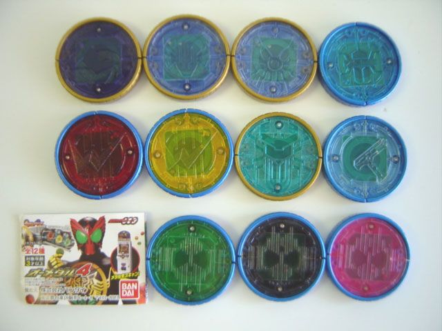 ♯Hie07PI仮面ライダーオーズ000オーメダル4レア入11種 ♯Hie07PI仮面ライダーオーズ000オーメダル4レア入11種 ♯Hie07PI仮面