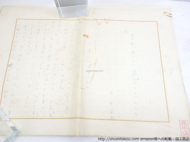 【2025，限定SALE】 安西冬衛草稿*31010 文学・小説
