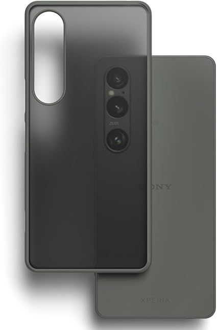 数量限定，正規品 【在庫処分】For Xperia1 VI ケース SO-51Eケース ストラップホール付き 対応 TPU ソフトケース 耐衝撃 衝撃 吸収 指紋防止 薄型 軽量 半透明 マット加工 黄ばみなし（カーキグリーン） 応募券