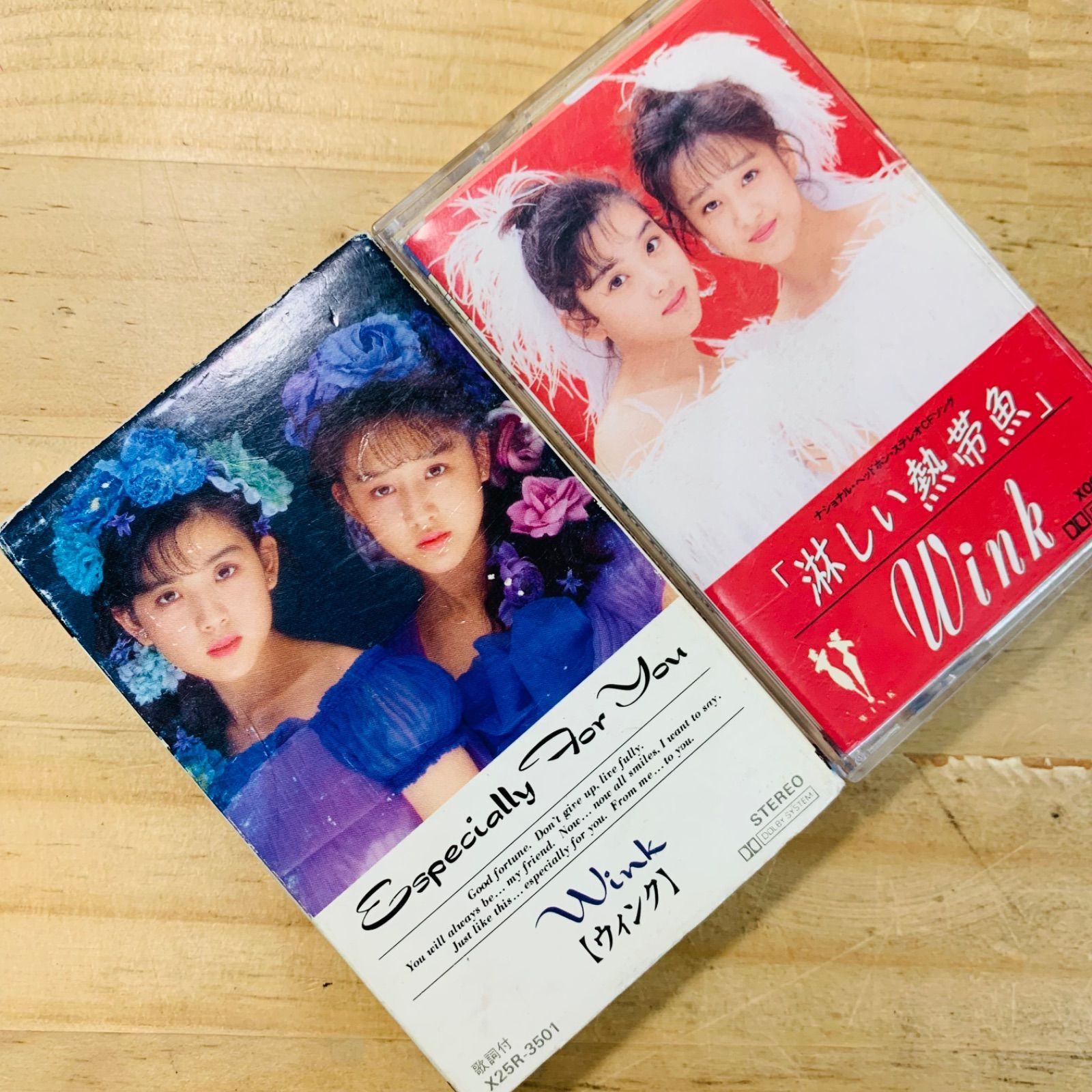 Wink レコード「Especially For You」＋サイン色紙 邦楽