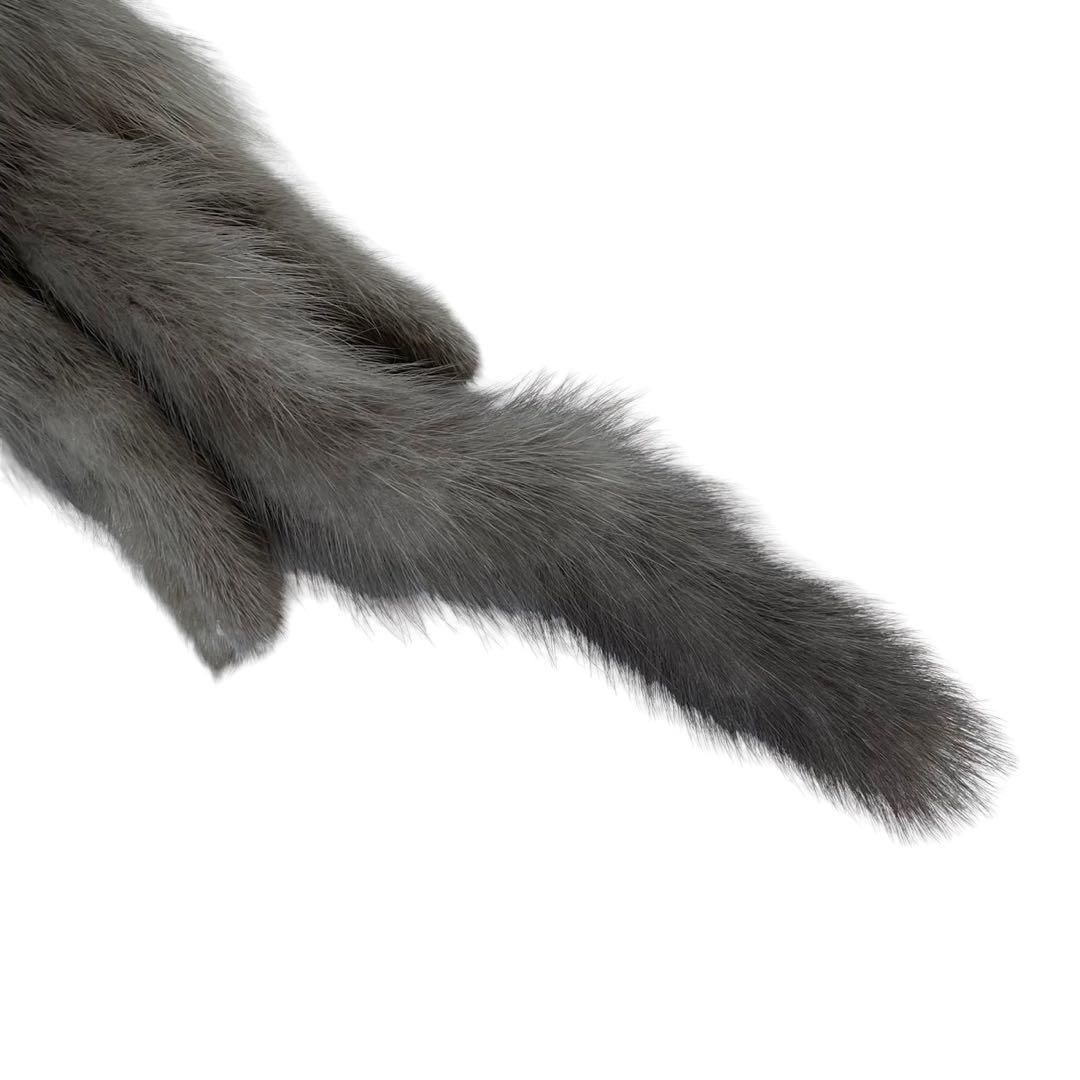 ミンク ストール ショール ファー 大判 毛皮 リアルファー 襟巻き 本物