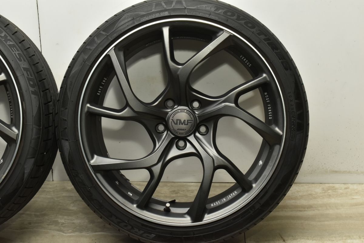 【鍛造1ピース】RAYS VERSUS MODE FORGED C-01 19in 8.5J +43 PCD114.3 トーヨー プロクセス FD1 225/40R19 レクサス IS GS クラウン ノア