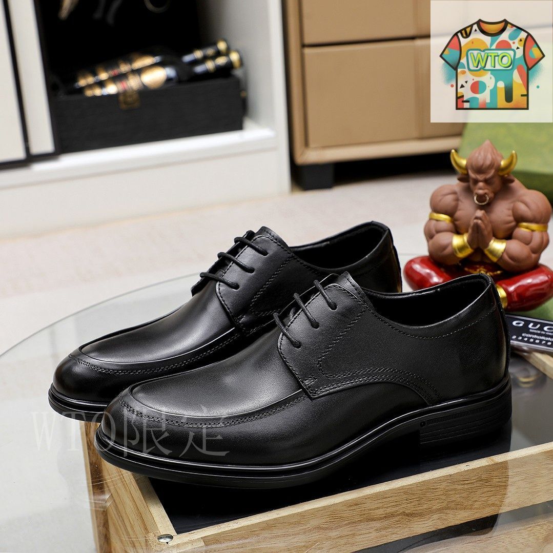 GUCCI メンズ　ブラックレザー ビジネスシューズ　フォーマル ギッザ gixx ビジネスシューズ メンズ 革靴 革 レザー 天然皮革