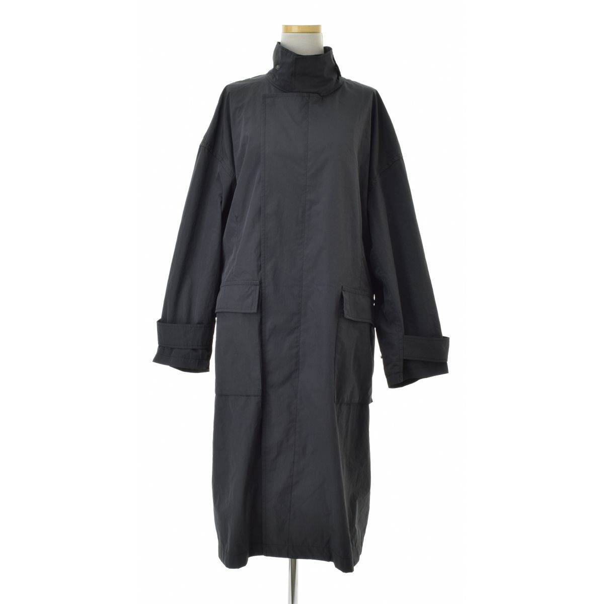 Framework】24SS 24020220723010 撥水ナイロンスタンドコート