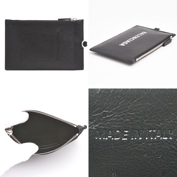 バレンシアガ バッグ メンズ レディース ショルダーバッグ コインケース カードケース パスケース カーフ ブラック 616015 BALENCIAGA