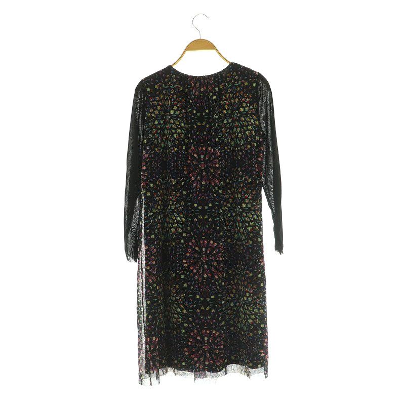 【VIVIENNE TAM】パワーネット　カシュクール　花柄ワンピース ヴィヴィアンタム VIVIENNE TAM パワーネット 総柄 ワンピース