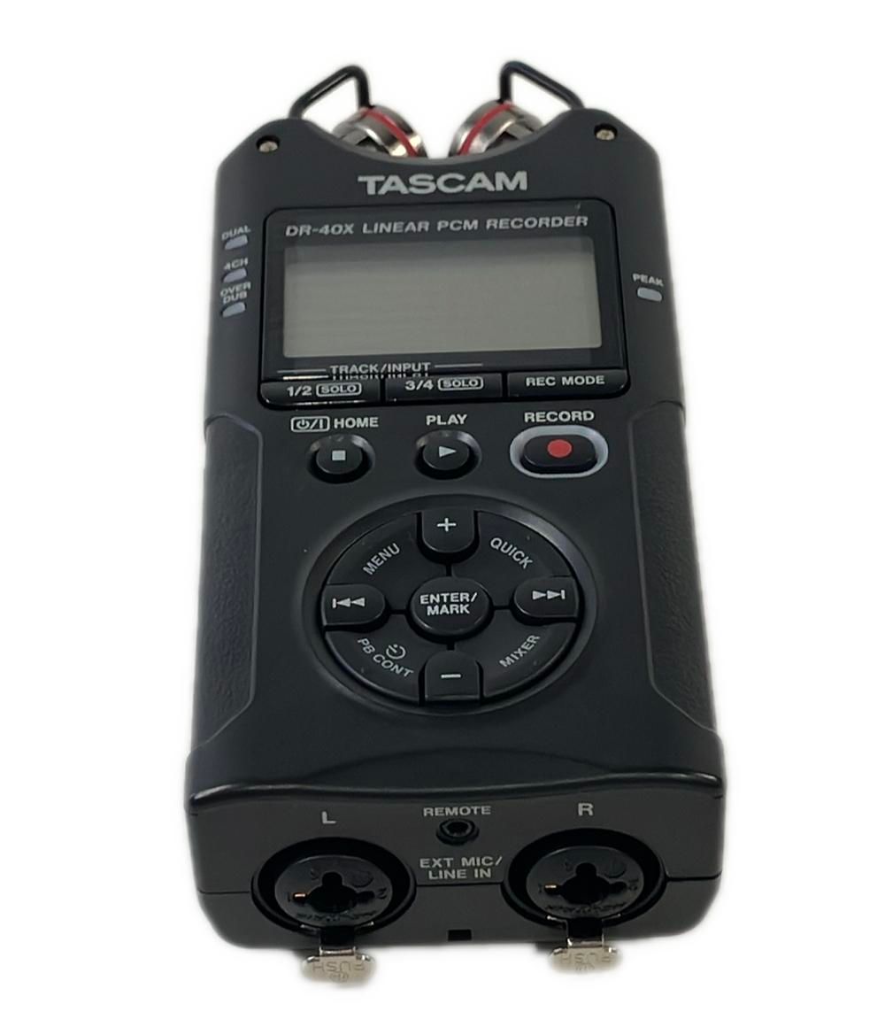 タスカム 高品質 ハンディレコーダー DR-40X TASCAM TASCAM