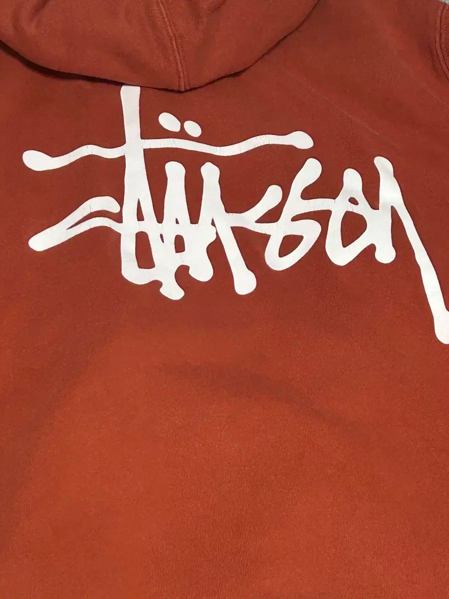 STUSSY ステューシー ベーシック フード レッド