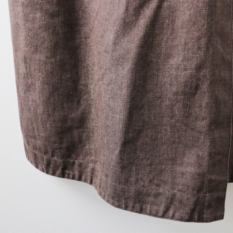 Drawerドゥロワーブラウンデニムジャンパースカート38サイズ 【公式通販】