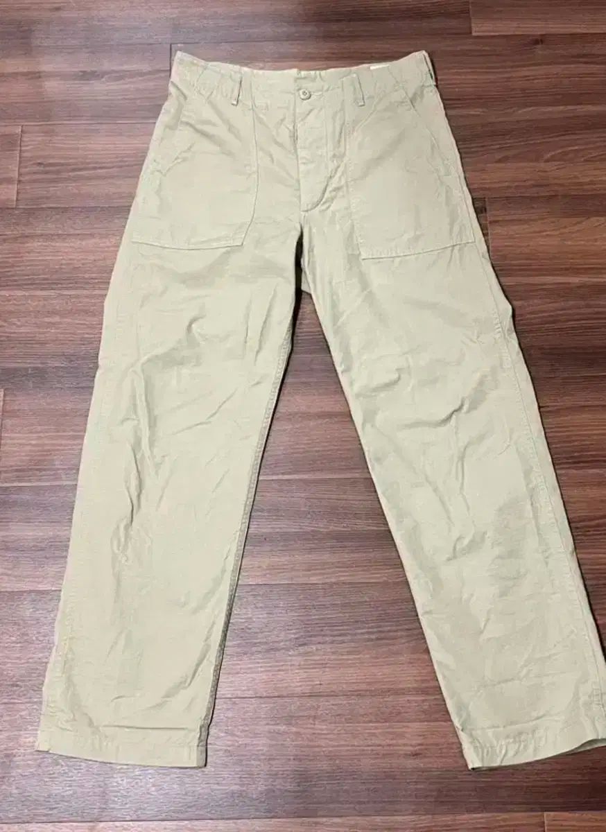 orSlow サマー ファティーグ パンツ ベージュ 3サイズ