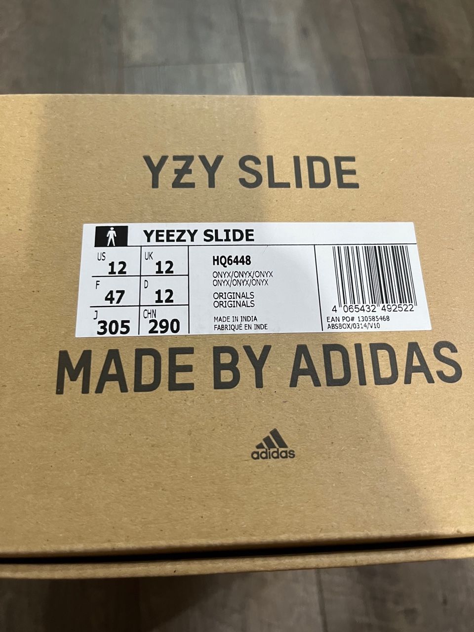adidas YEEZY Slide Onyx 30.5