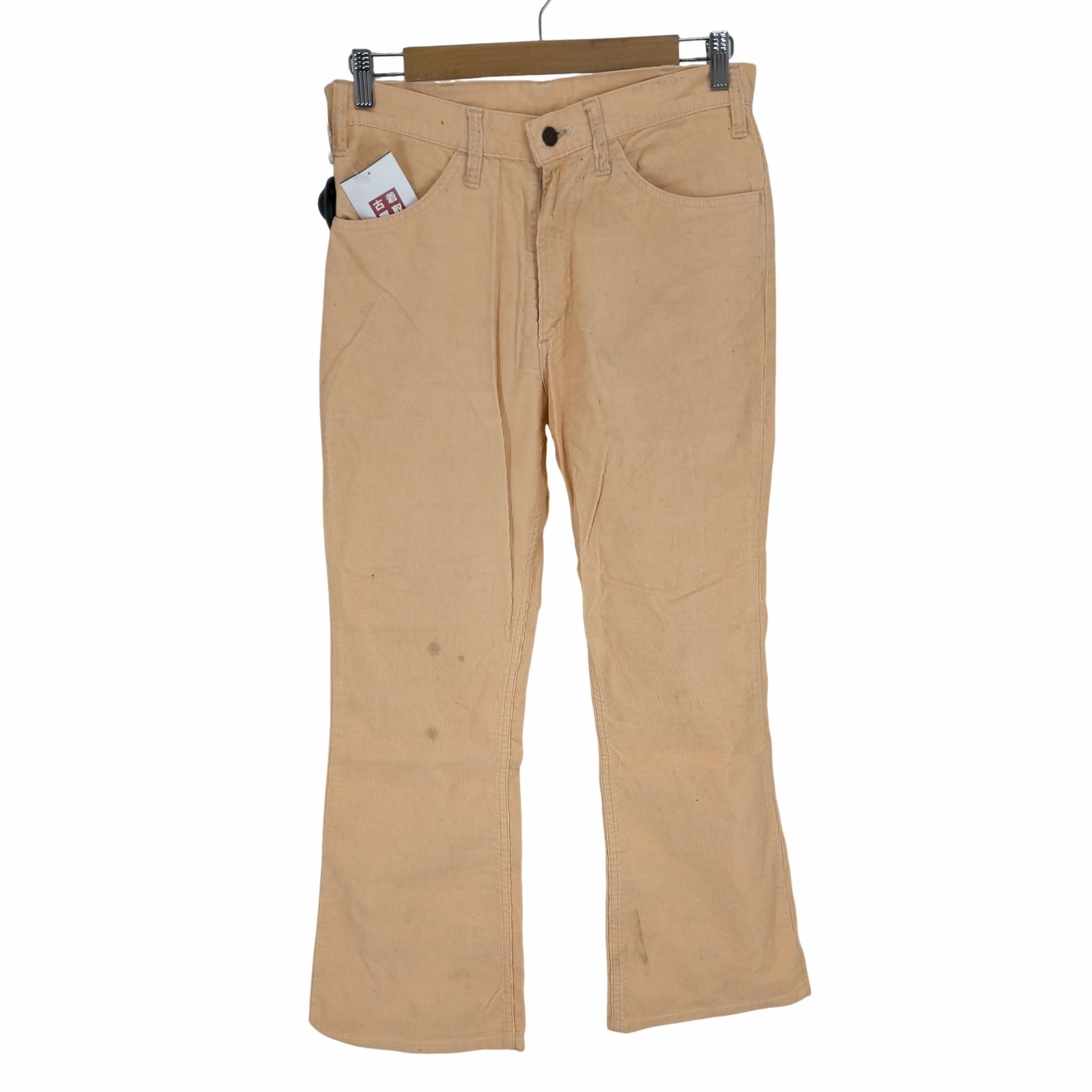 リーバイス Levis 70S 77年3月製造 646-1571 コーデュロイパンツ ボタン裏2 両面タグ メンズ  W32L33