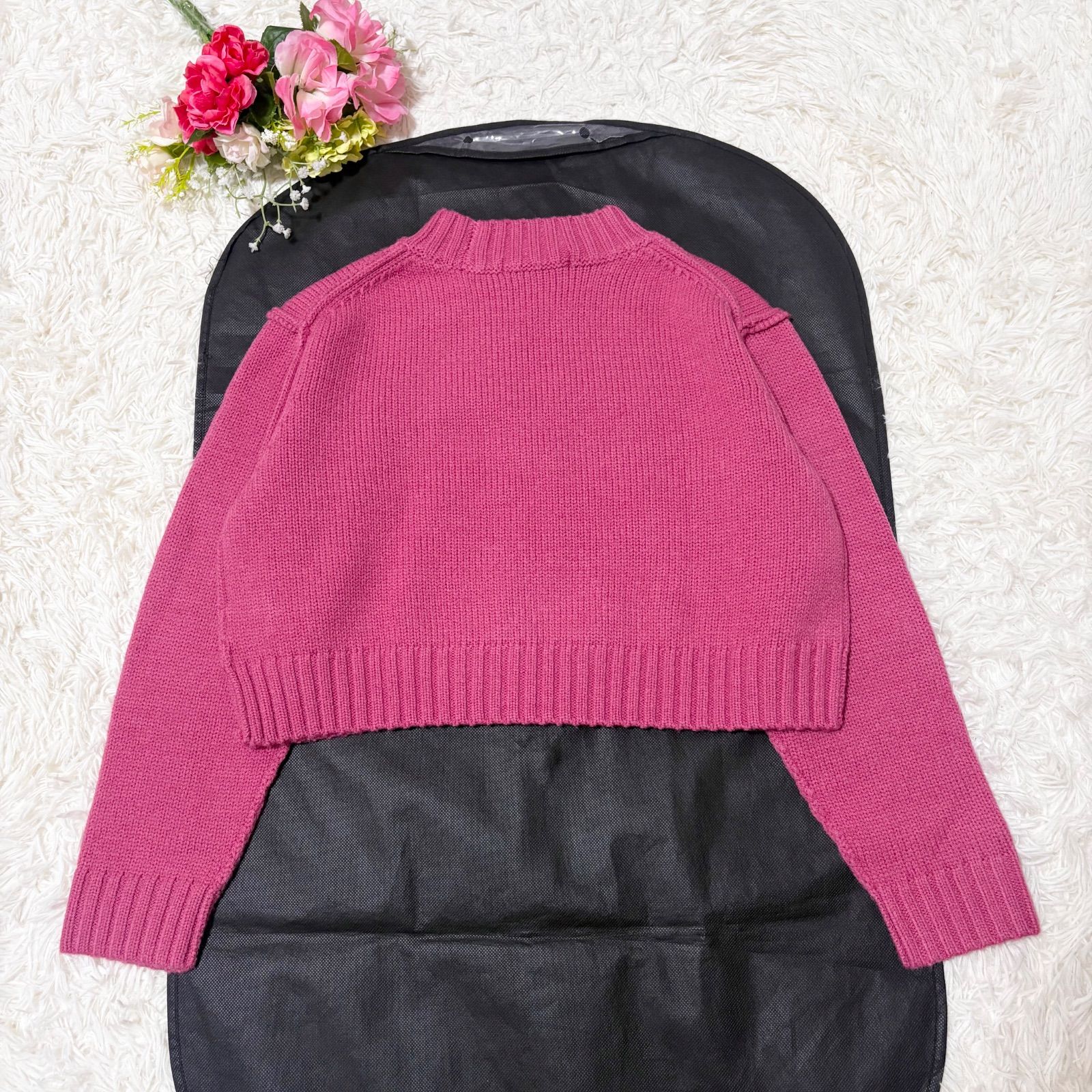 タグ付き sheller inside out sweater ピンク WWW_MORNINGWALKER_COM