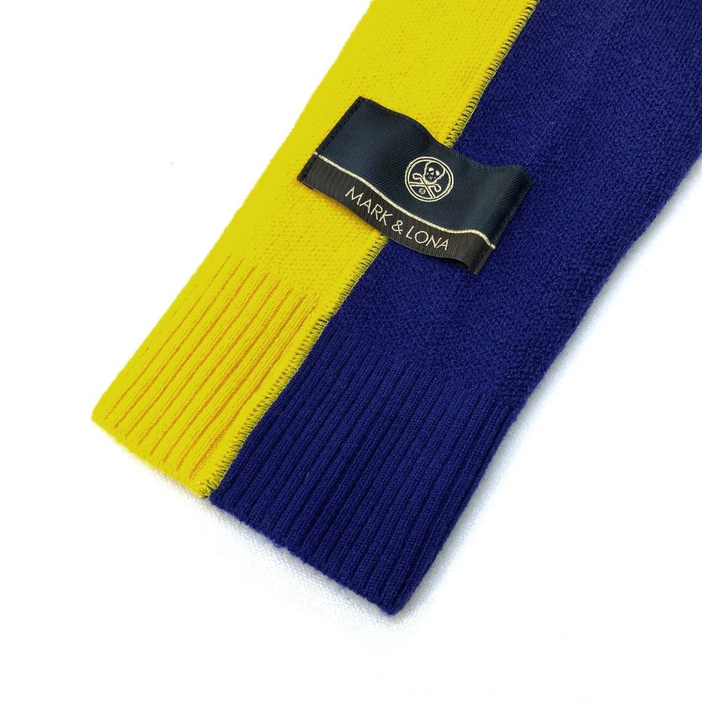 サイズ：38 MARK&LONA マークアンドロナ バイカラー 長袖 ニット