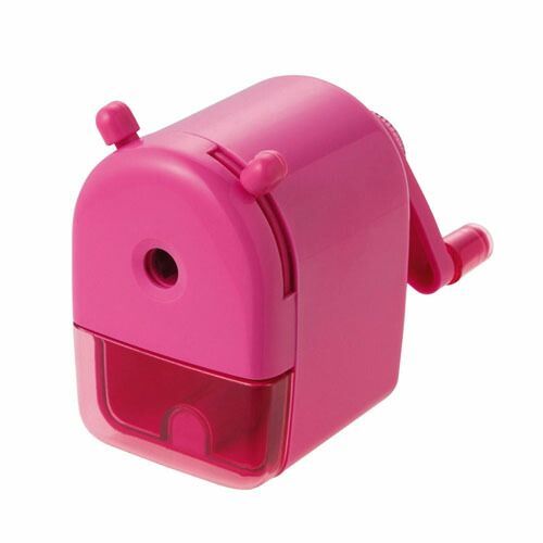 まとめ クツワ 鉛筆削り ミニ卓上えんぴつけずり ピンク RS026PK ×12セット