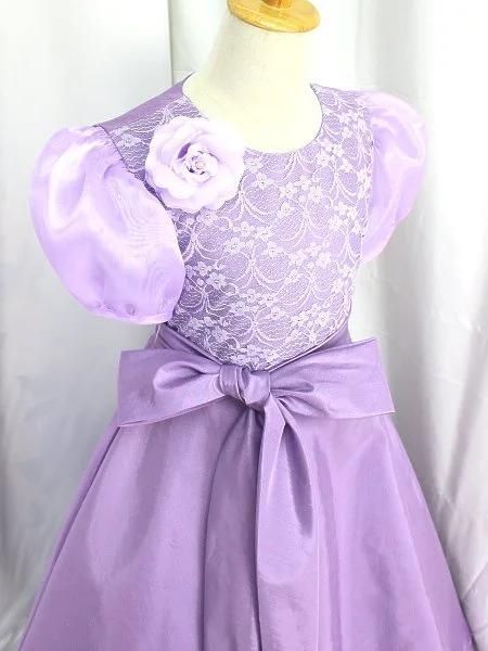 ゆめりすと 子供用ドレス パープル 紫 薄紫 演奏会 発表会 ソフィーライラック ゆめりすと ソフィーv4 ライラック 150：演奏会発表会用子供