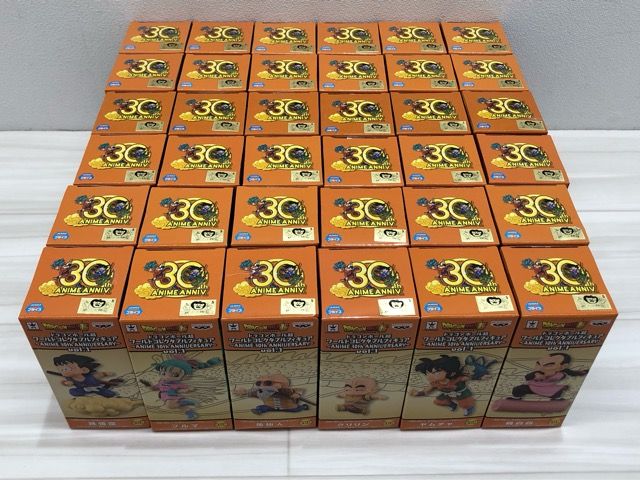 ドラゴンボール超 ワールドコレクタブルフィギュア ANIME 30th ANNIVERSARY vol.1～vol.6 全種セット 計36個 【F5128-007】106 ドラゴンボール超 ワールドコレクタブルフィギュア ANIME 30th