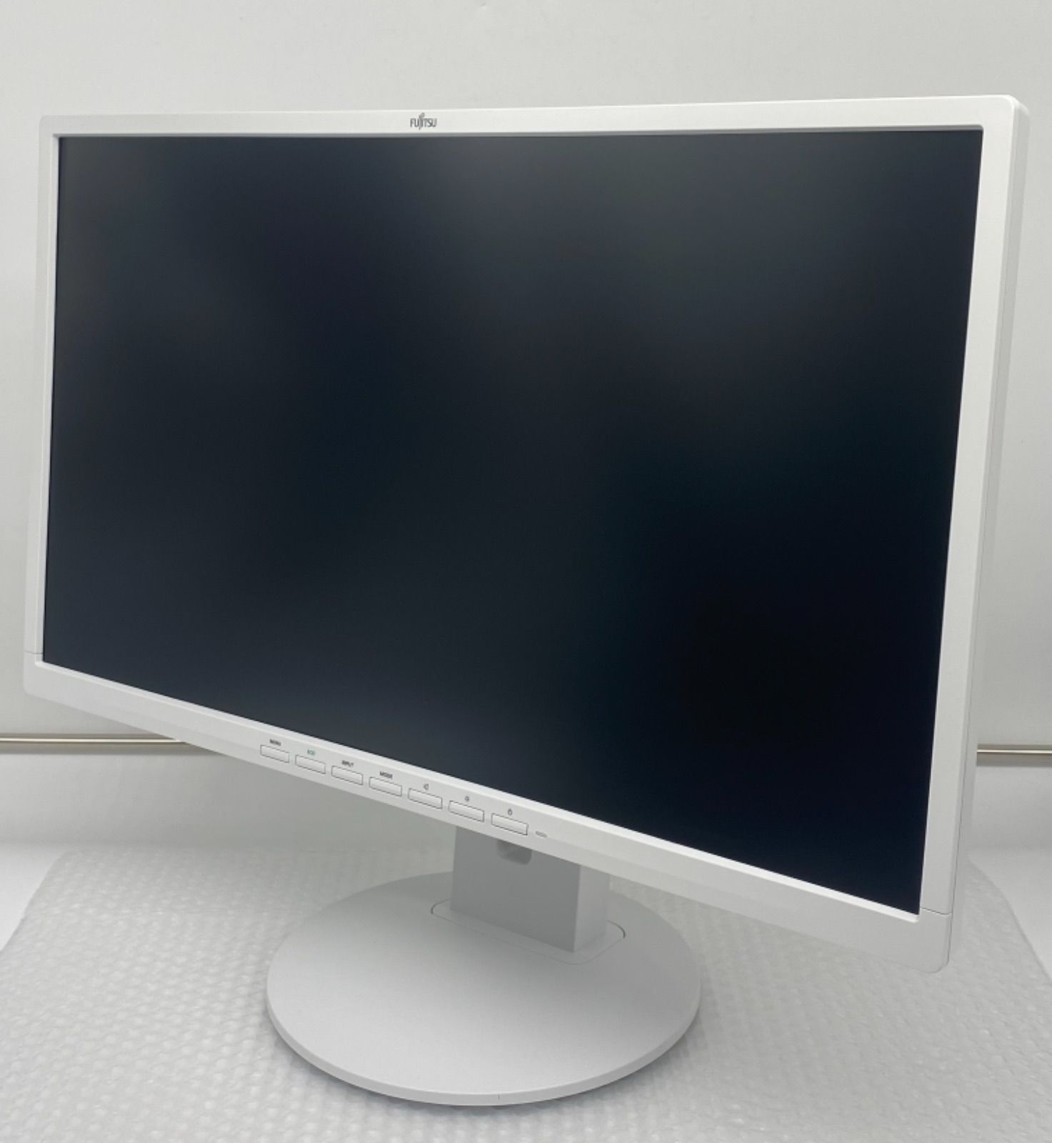 富士通 Fujitsu 液晶モニター VL-B24-8T 23.8インチワイド ホワイト フルHD 1920x1080 非光沢 IPSパネル LEDバックライト ディスプレイポート DVI VGA  中古-良い