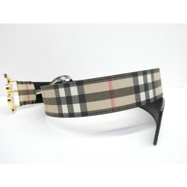 バーバリー BURBERRY ノバチェック TBロゴ レディース ベルト