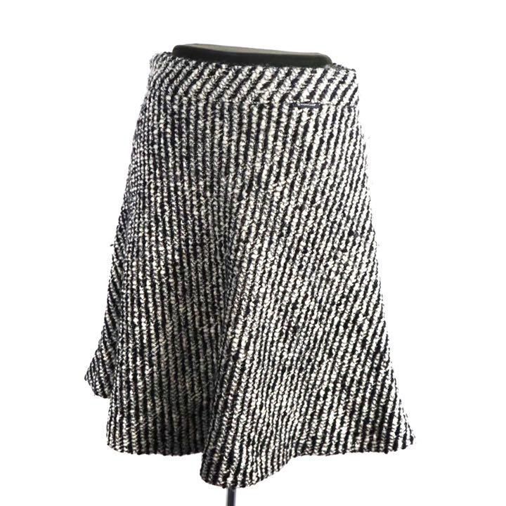 直販割引MONCLER モンクレール スカート GONNA　編みこみ　羊毛　38サイズ スカート