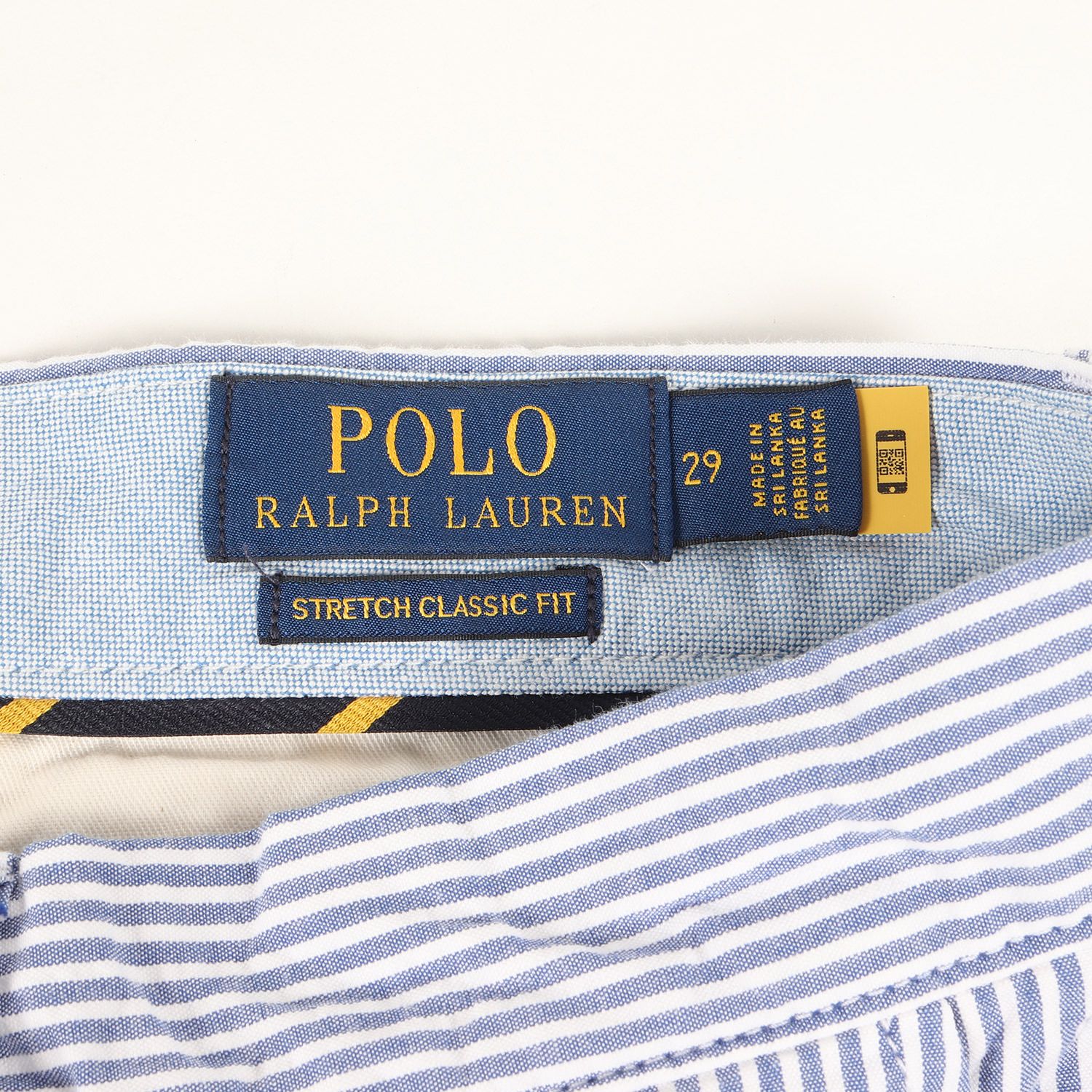 【Lauren RALPH LAUREN】ストライプ リング バンドゥ & ショーツ 美品】POLO Ralph Lauren ポロ ラルフローレン パンツ サイズ:29