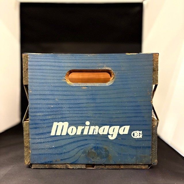 森永Twist 木製 配達箱 瓶 昭和 レトロ 41.5x26.5x22.5 07030202 15