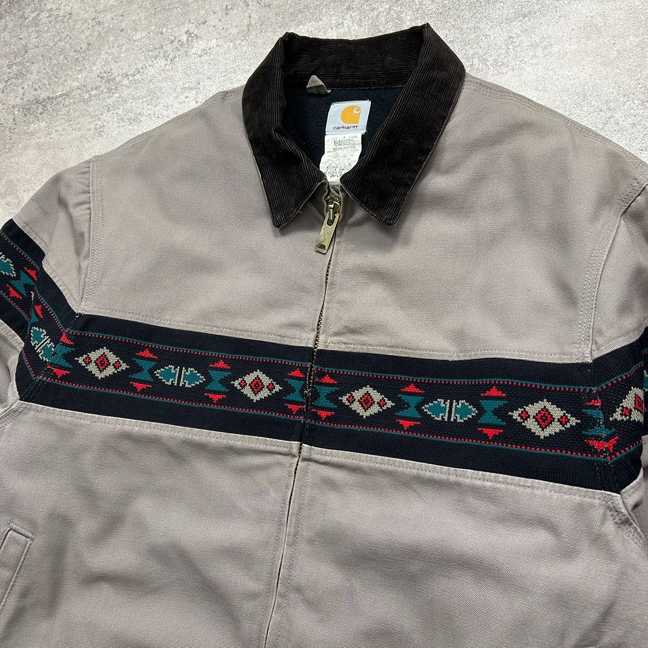 90s 00s カーハート サンタフェジャケット アステカ ネイティヴ 柄 XL 2025年最新】CARHARTT サンタフェジャケット ネイティブ柄の人気