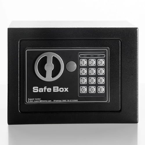 電子テンキー式 ミニ 金庫  6L_Black 金庫 小型 家庭用 電子テンキー式 ミニ 金庫 家庭用 日本製
