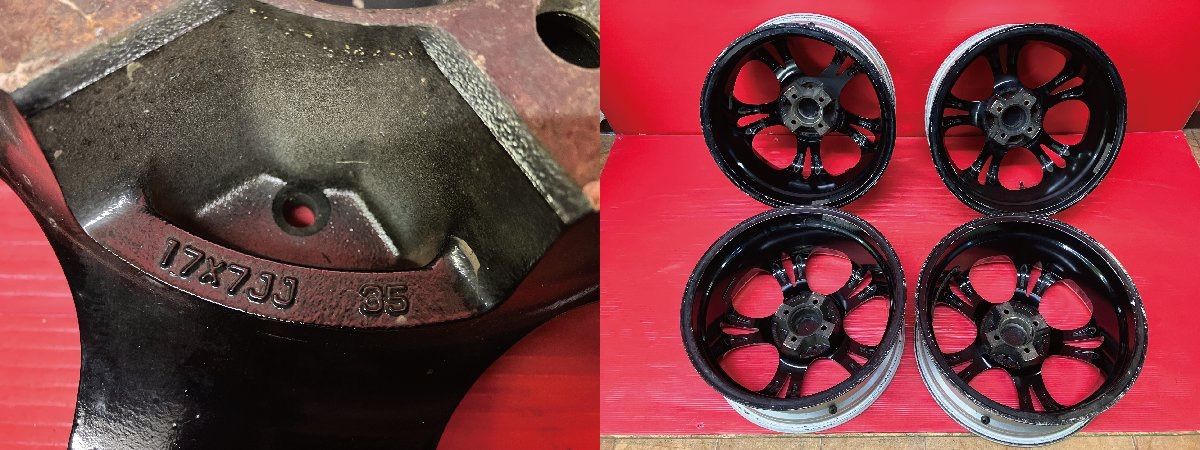 中古ホイール[17x7.0J+35 100-4H WEDS ケルベロスI] 4本SET - メルカリ
