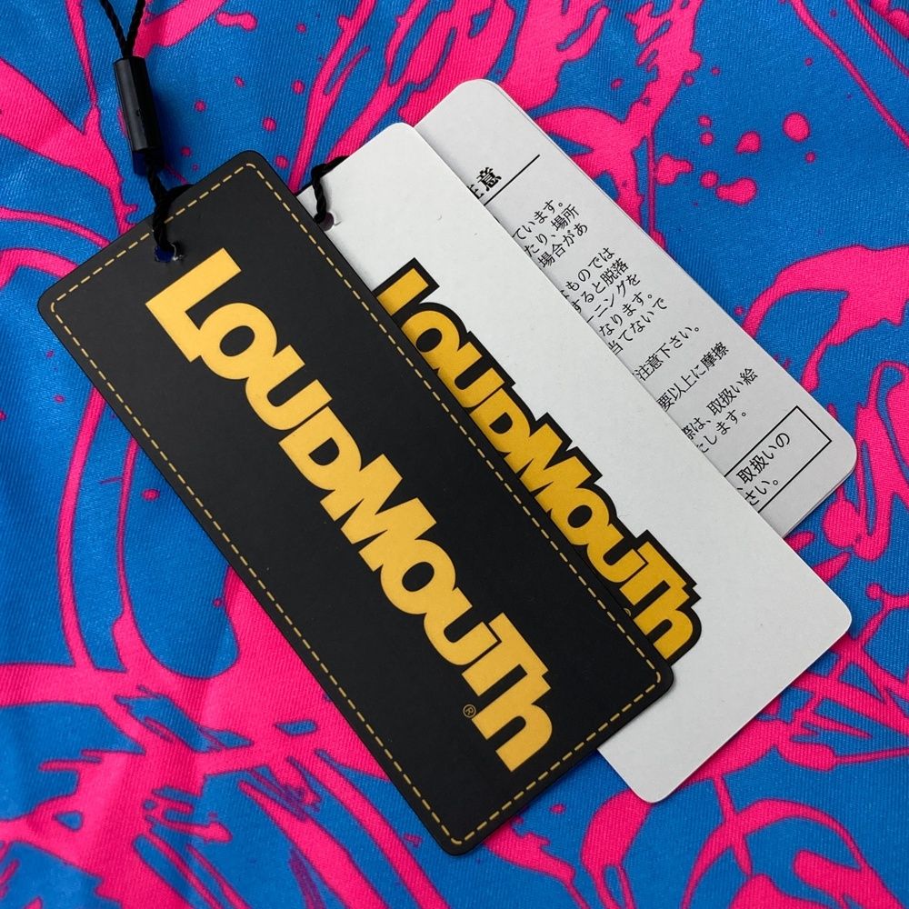 都内引取 サイズ M LOUD MOUTH ラウドマウス インナー付スカート フラミンゴズブルーネオン 総柄 ブルー系 240101530290 ゴルフウェア レディース ストスト 翌日発送