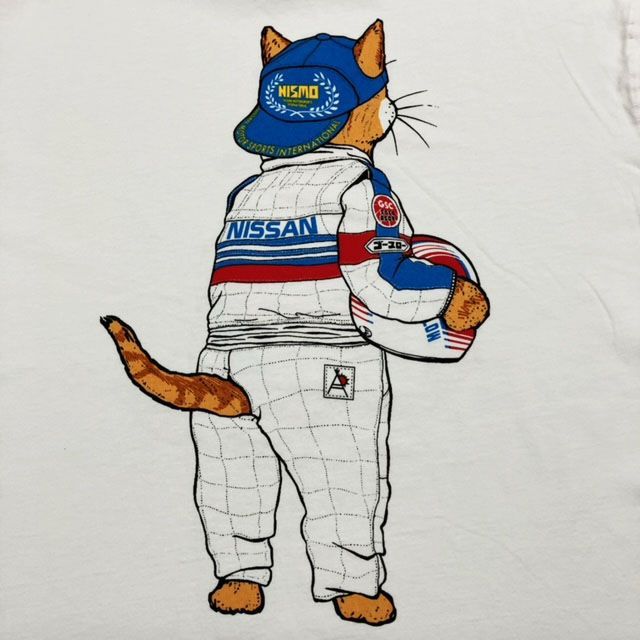 NISSAN × go slow caravan USA/C NISMO レーシング ドライバー 猫 L