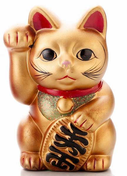 招き猫 レトロ風 招き猫 レトロ風