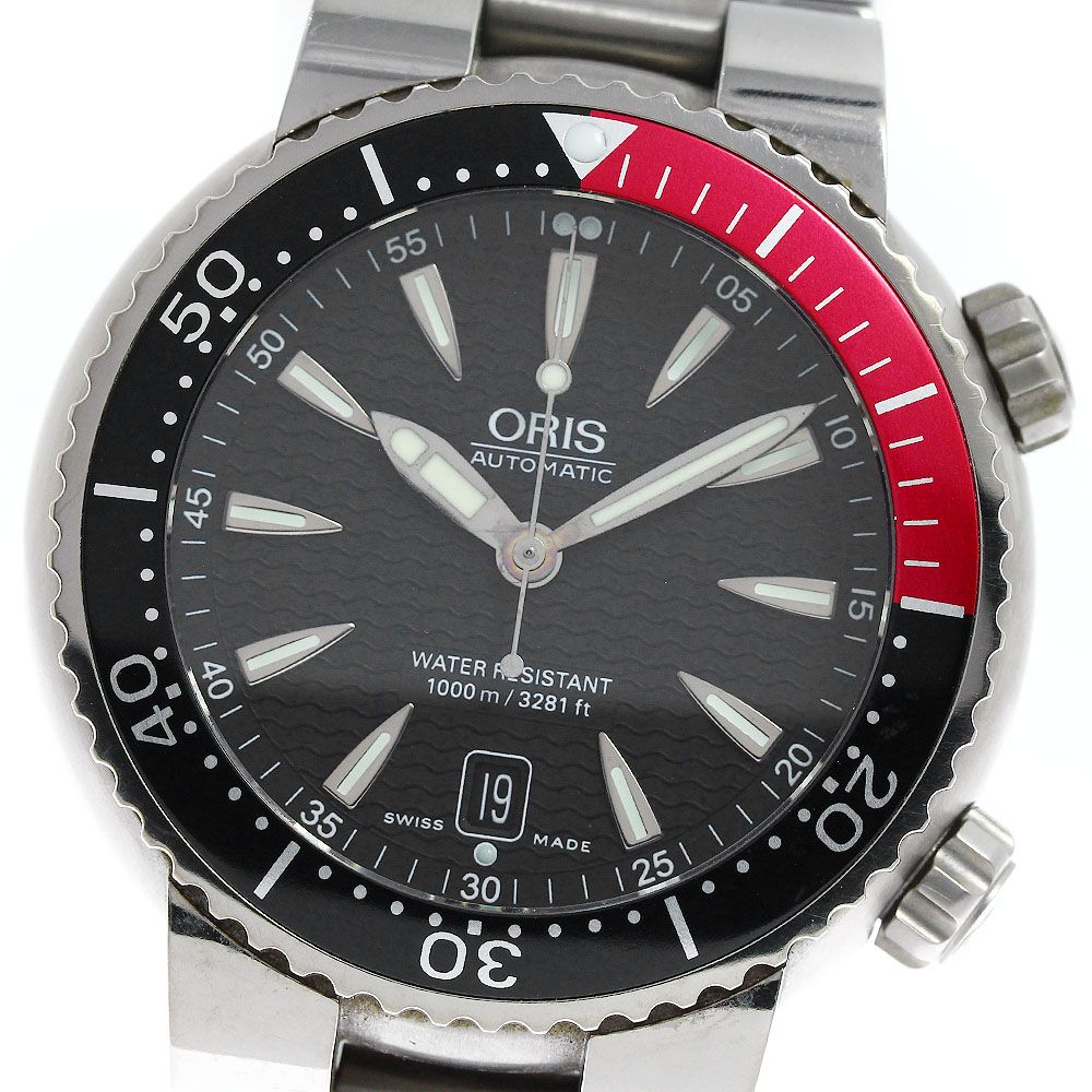 オリス ORIS 733-7541P プロフェッショナル ダイバー デイト 自動巻き メンズ_813912