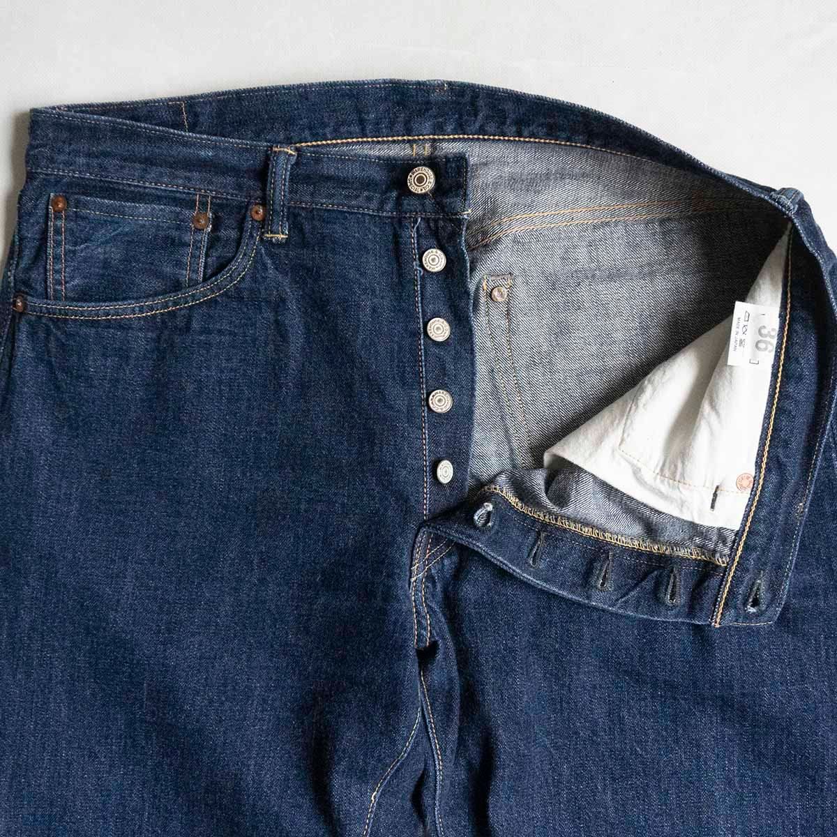 濃紺】 WAREHOUSE【Lot 1001 デニム パンツ】36×32 デニムパンツ
