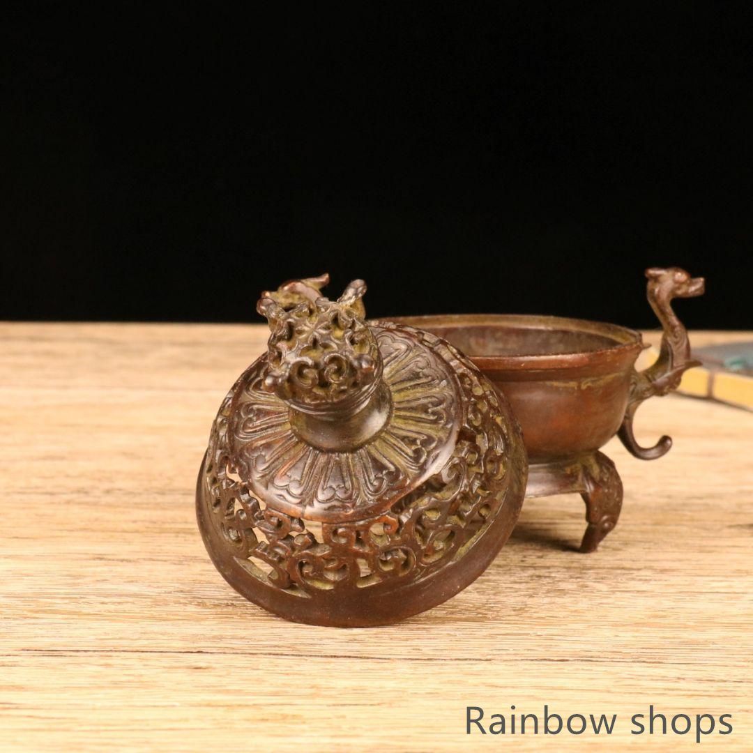 銅製 鎏金塔炉香薫炉 薫香炉 香道具 装飾品 工芸品 美術品 置物 銅製 鎏金塔炉香薫炉 薫香炉 香道具 装飾品 工芸品