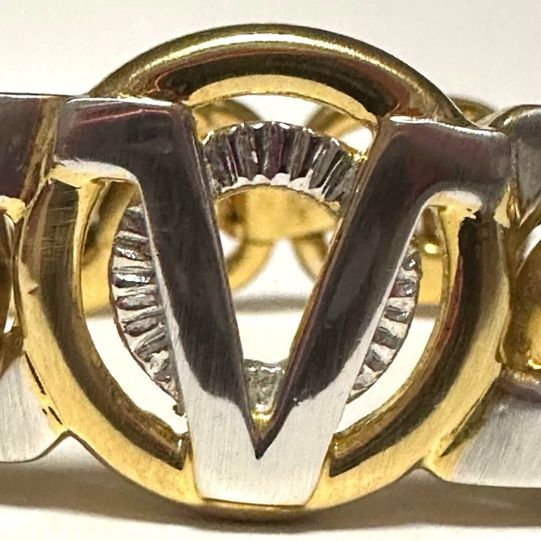 ヴェルサーチェ ヴェルサーチ VERSACE ブレスレット Vロゴ GP シルバー ゴールド