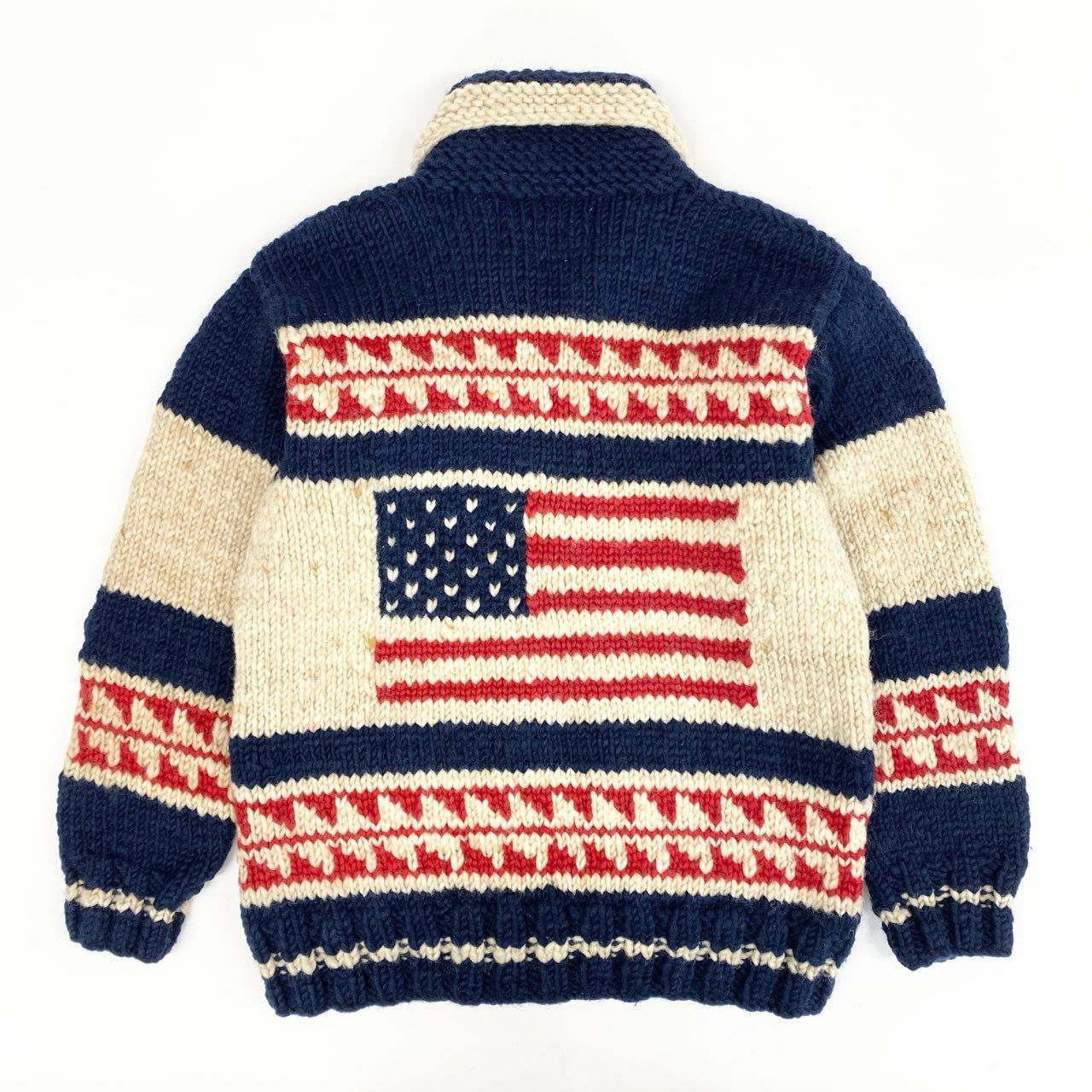 37i30《美品》HUNTING WORLD ハンティングワールド カウチンセーター