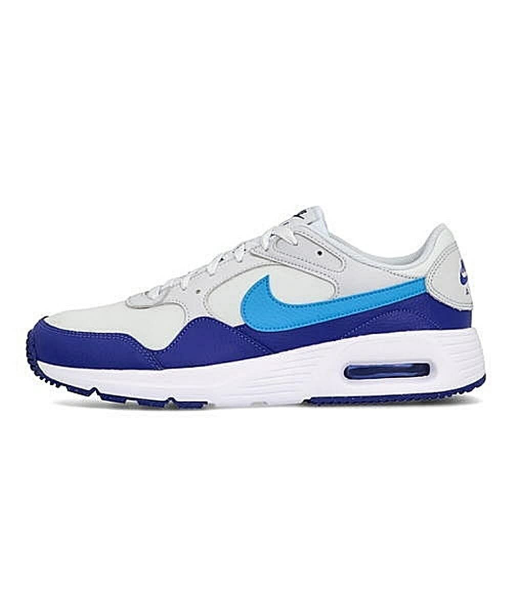 [ナイキ] メンズ ランニングシューズ スニーカー エアマックスSC 軽量 カジュアル デイリー ウォーキング AIR MAX SC CW4555 ピュアプラチナ/ブルーライトニング/ホワイト/ディープロイヤルブルー