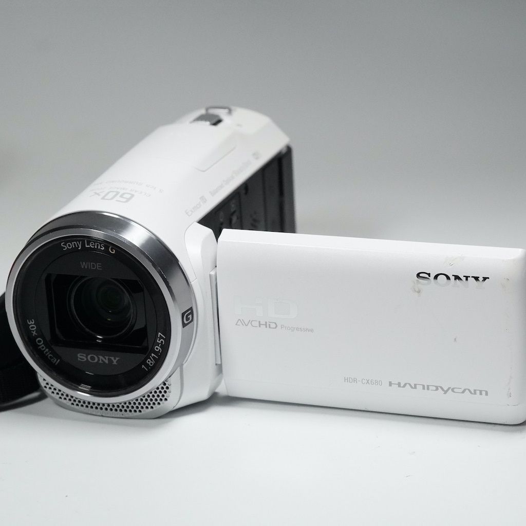 SONY ソニー HDR-CX680 ホワイト 動作OK 1週間保証 /9852 - メルカリ